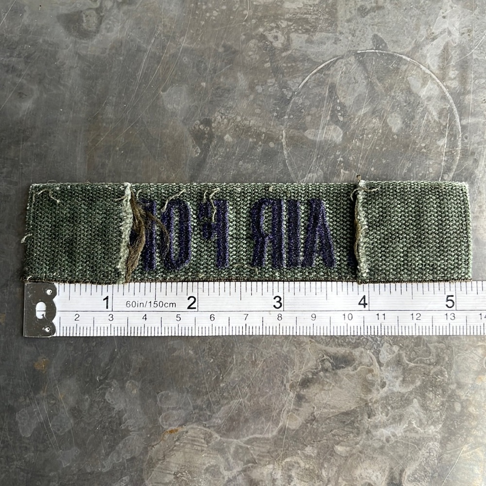 U.S. AIR FORCE embroidered tape patch - vintage - Picture 8 of 10
